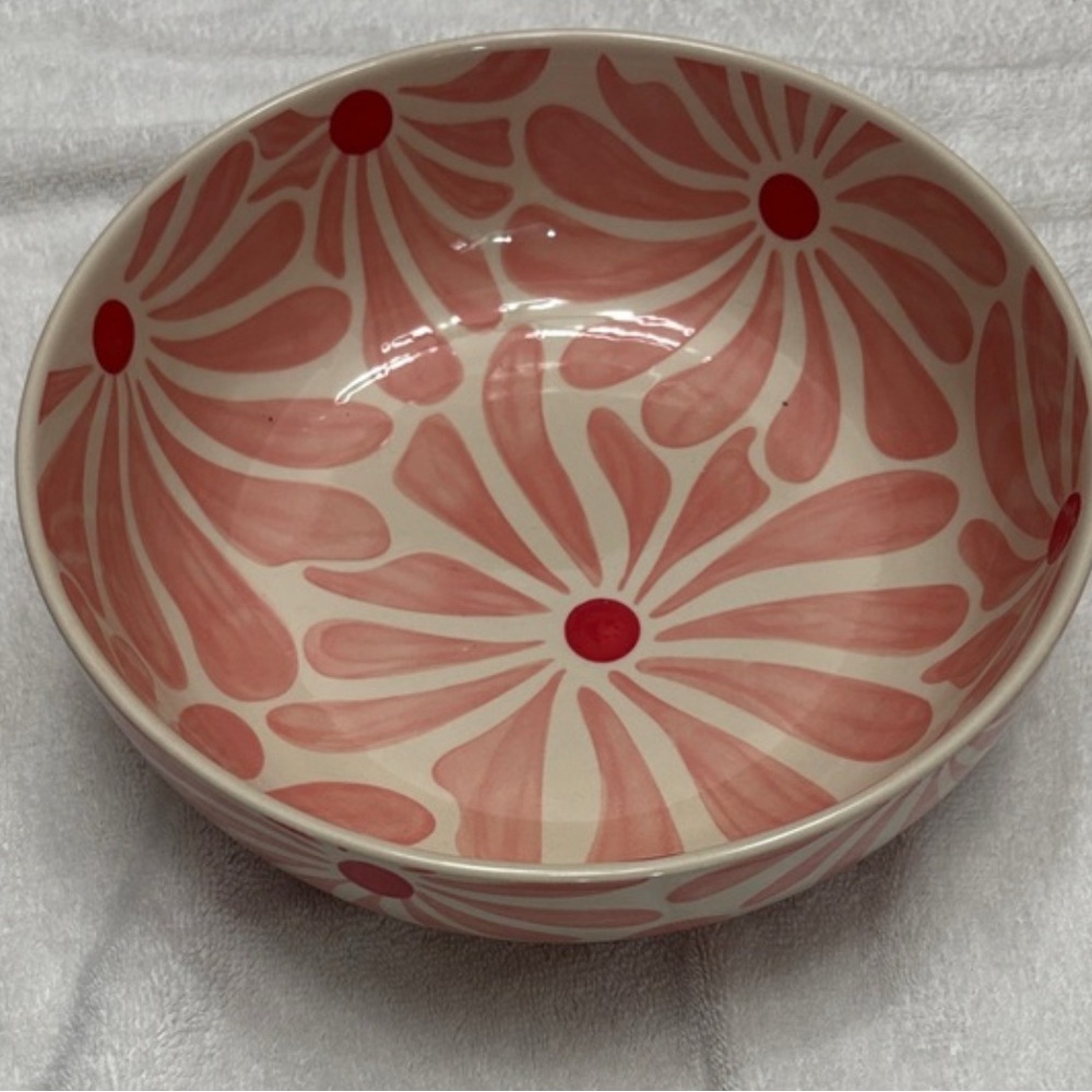 Rise & Shine Ceramics Retro Flower Fruit Bowl. New - Picture 9 of 9